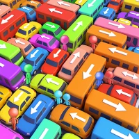 Car Jam 3D - Bus Escape Out
