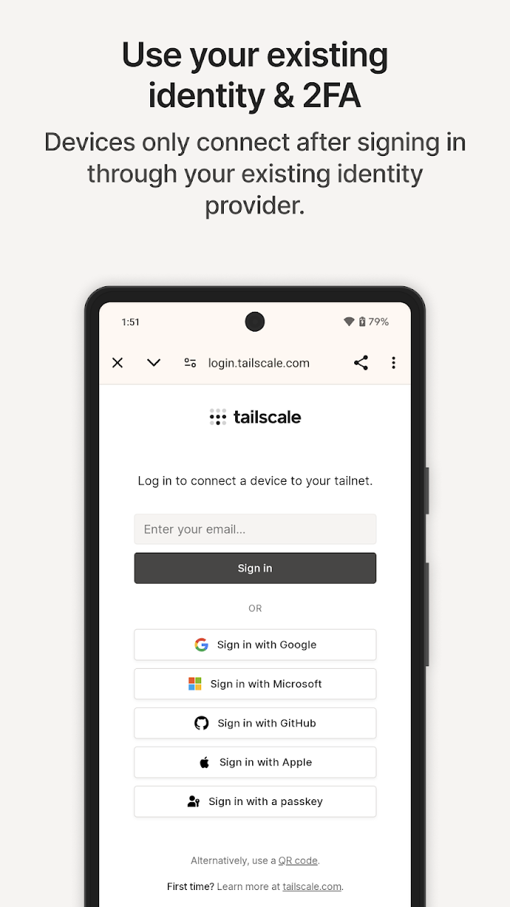 Tailscale screenshot