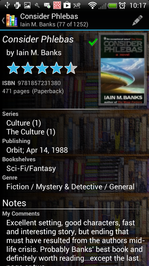 Book Catalogue screenshot