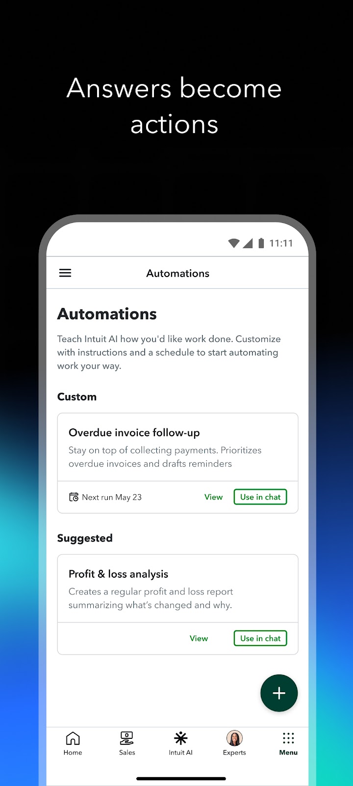 Intuit QuickBooks for Business screenshot