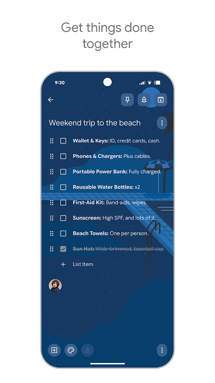 Google Keep - Notes and lists screenshot