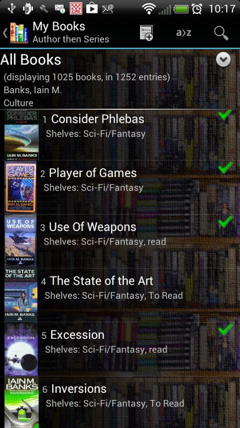 Book Catalogue screenshot