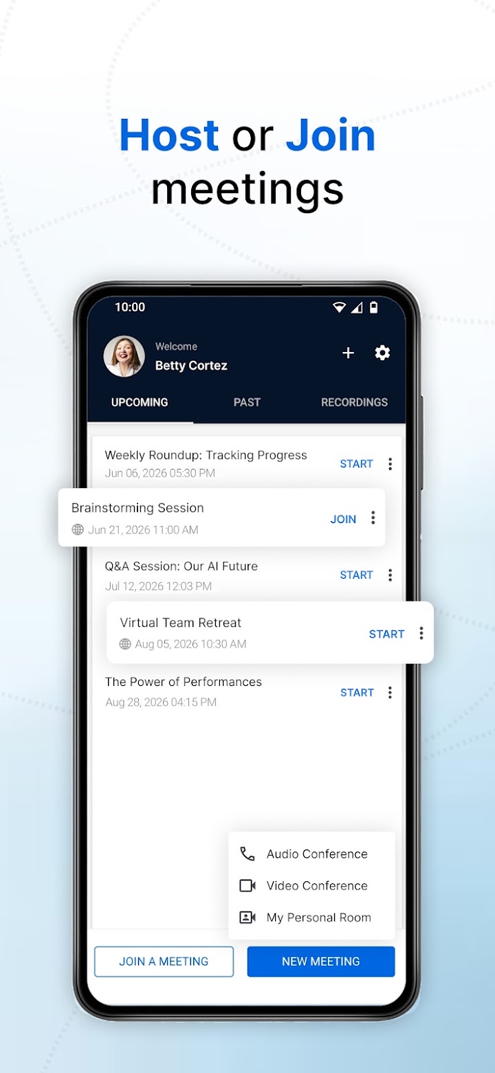 Zoho Meeting - Meet Virtually screenshot