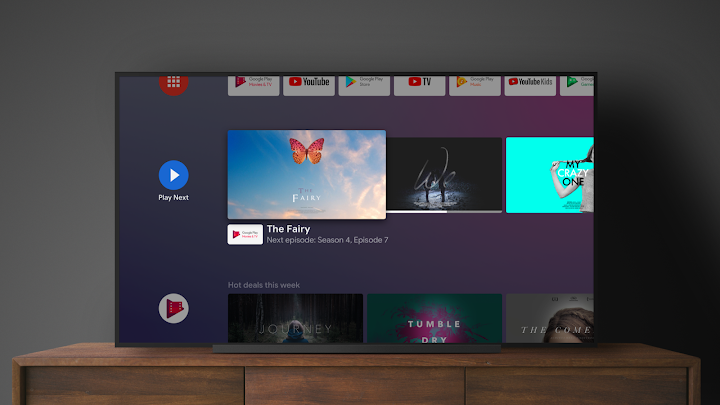Android TV Home screenshot