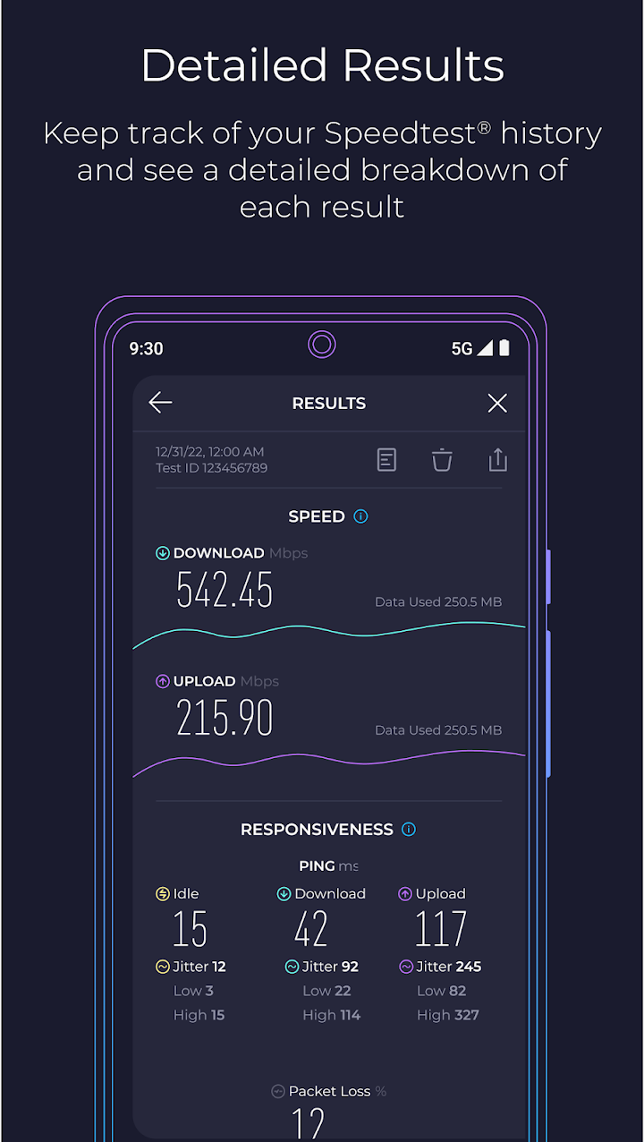 Speedtest by Ookla screenshot