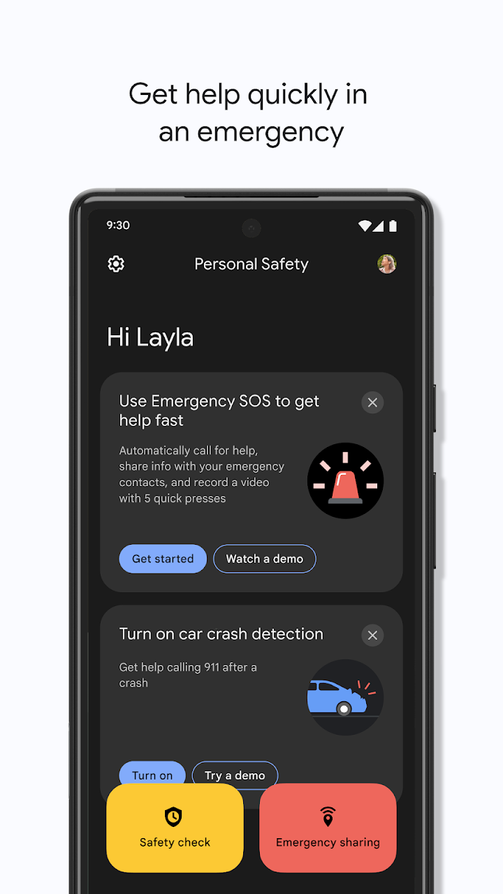 Personal Safety screenshot