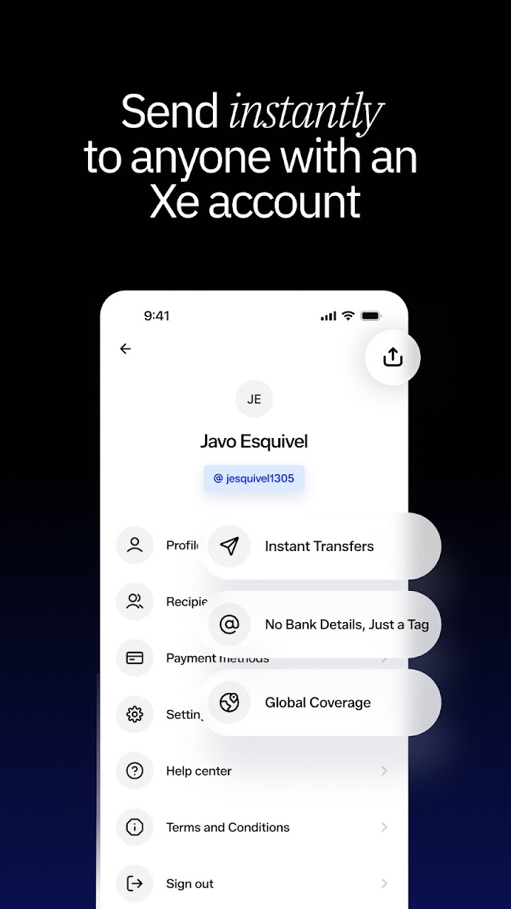 Xe Money Transfer & Currency screenshot