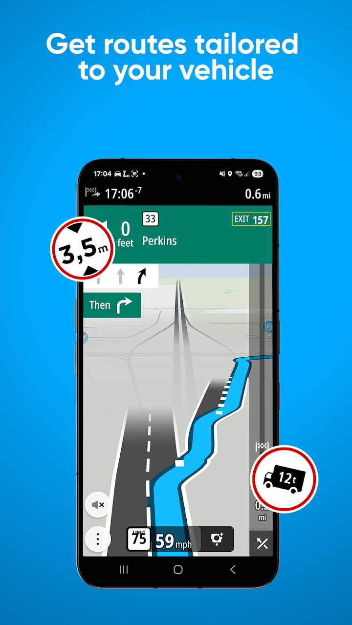 TomTom GO Expert: Truck GPS screenshot