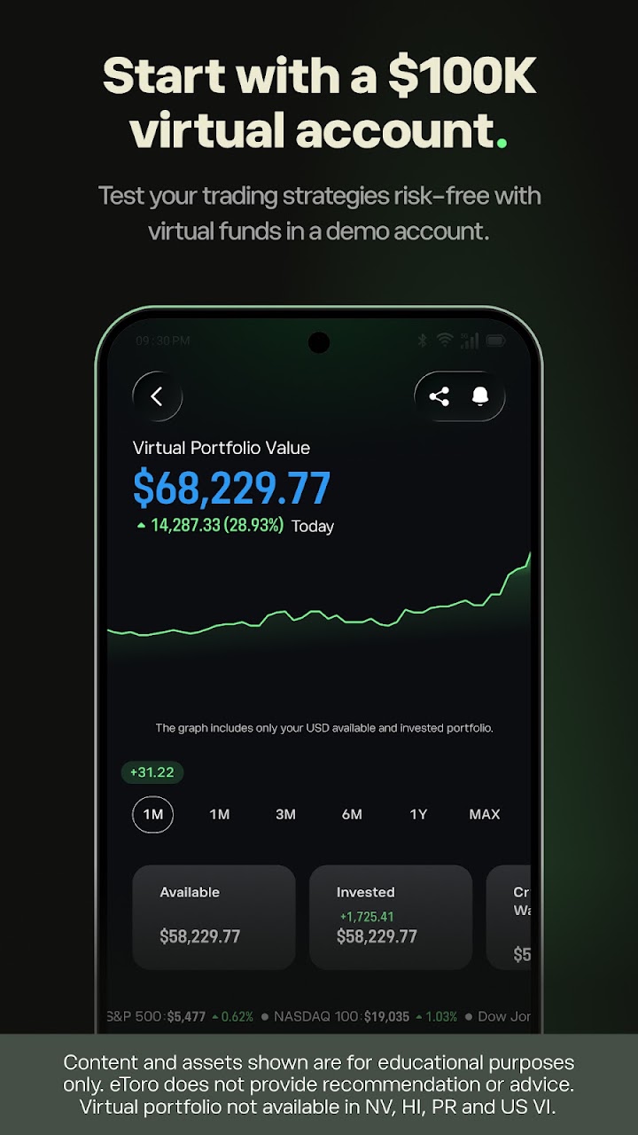 etoro: Trade. Invest. Connect. screenshot