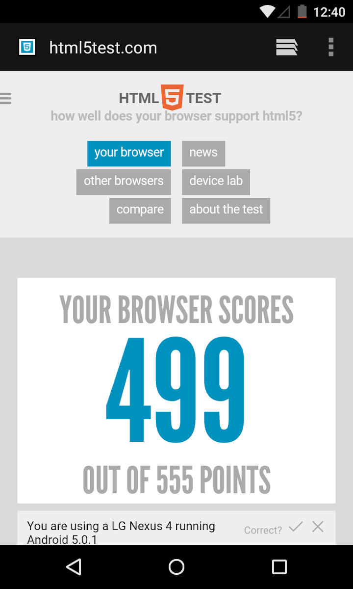 Android System WebView Dev screenshot