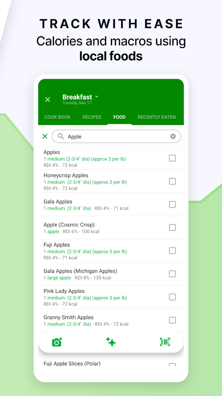 Calorie Counter by fatsecret screenshot