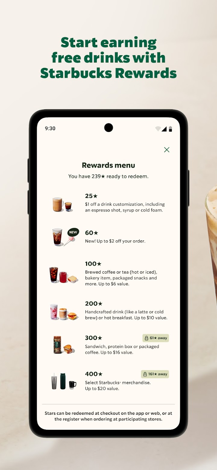 Starbucks screenshot