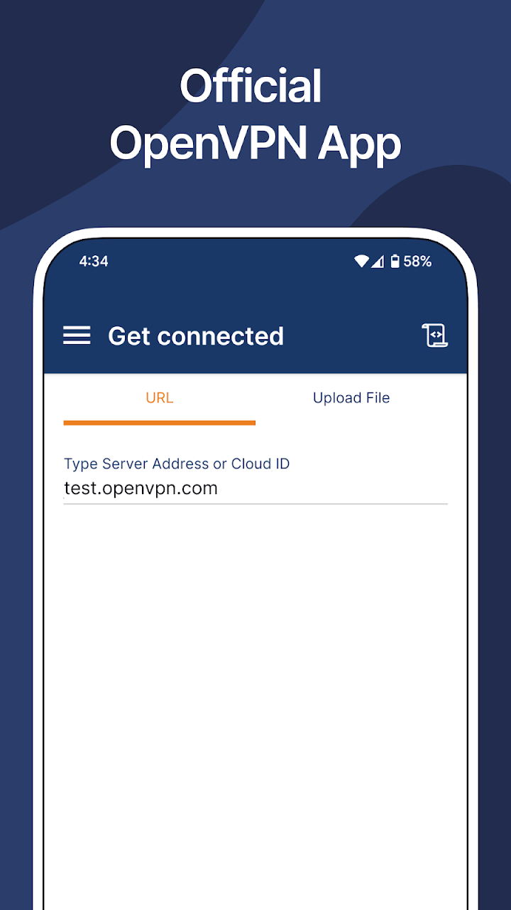 OpenVPN Connect screenshot