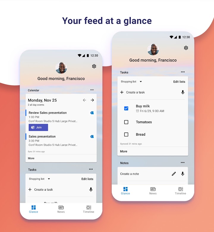 Microsoft Launcher screenshot