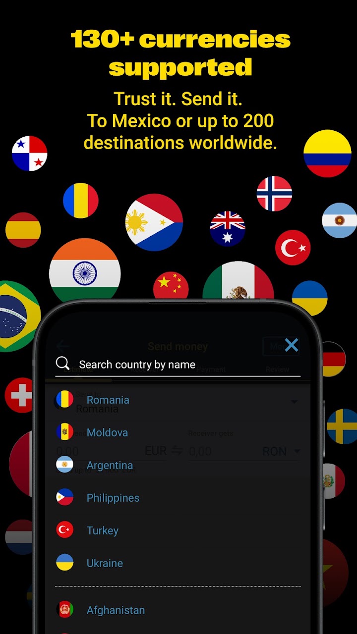 Western Union Send Money Now screenshot