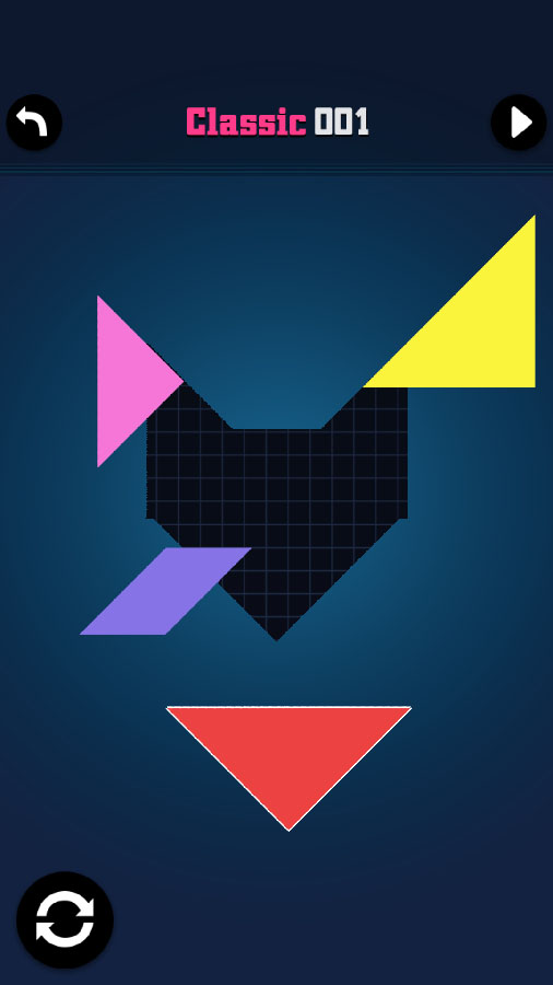Tangram King screenshot