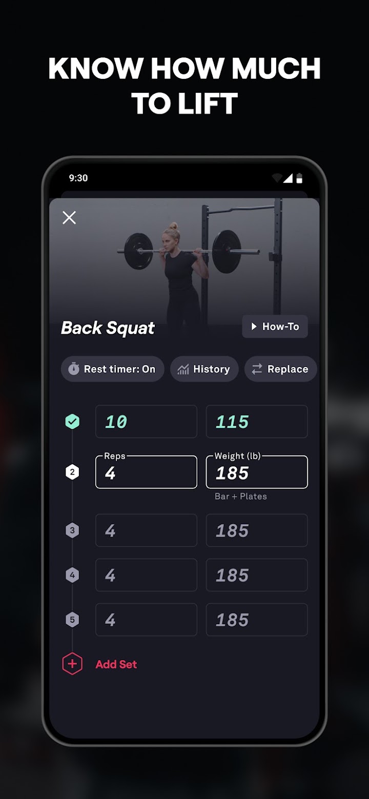 Fitbod: Workout & Gym Planner screenshot