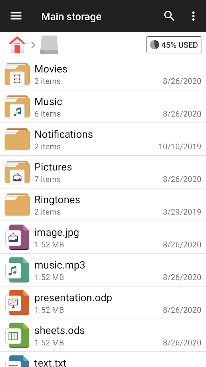 File Manager screenshot