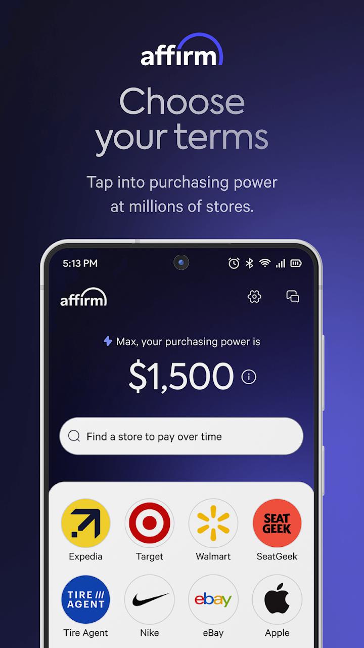 Affirm: Buy now, pay over time screenshot