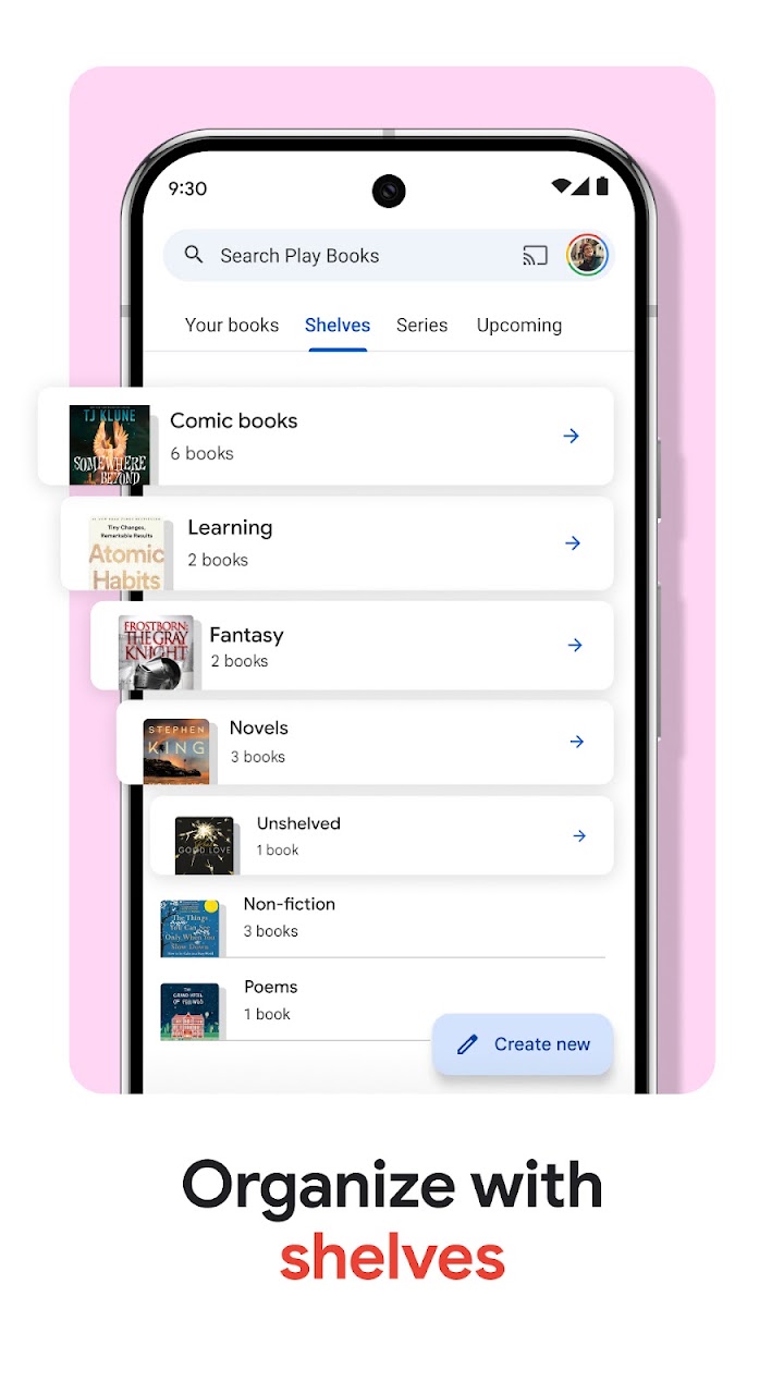 Google Play Books & Audiobooks screenshot