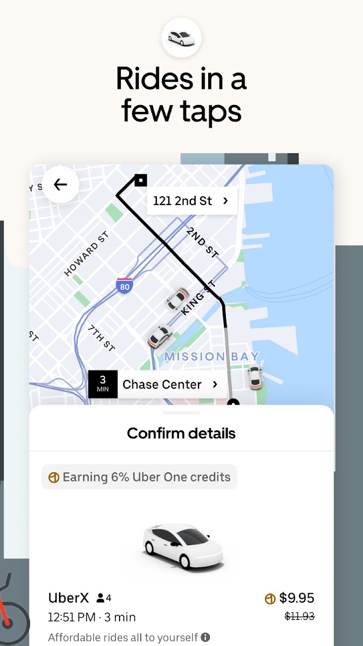 Uber: Rides, eats, hotels screenshot