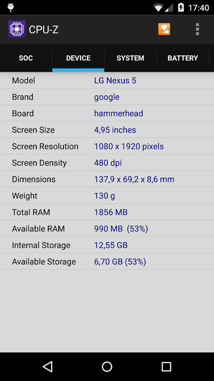 CPU-Z screenshot