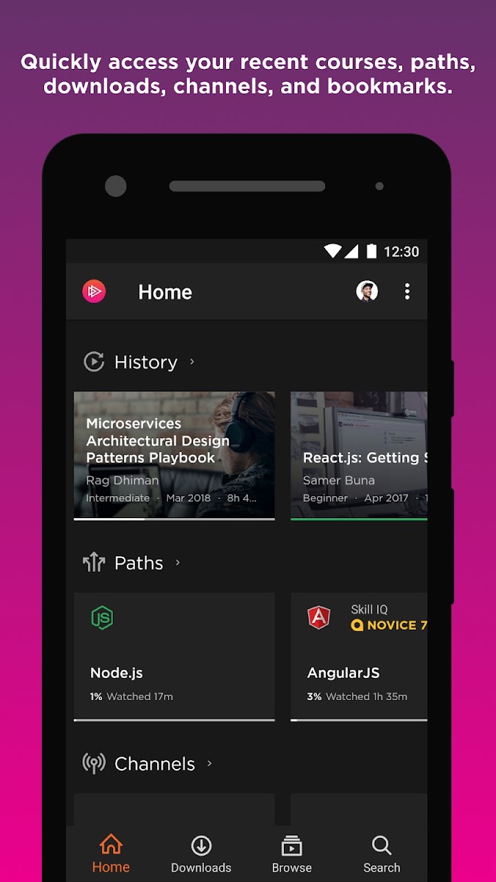 Pluralsight screenshot