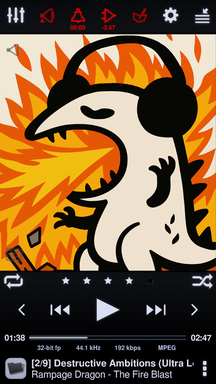 Neutron Music Player screenshot