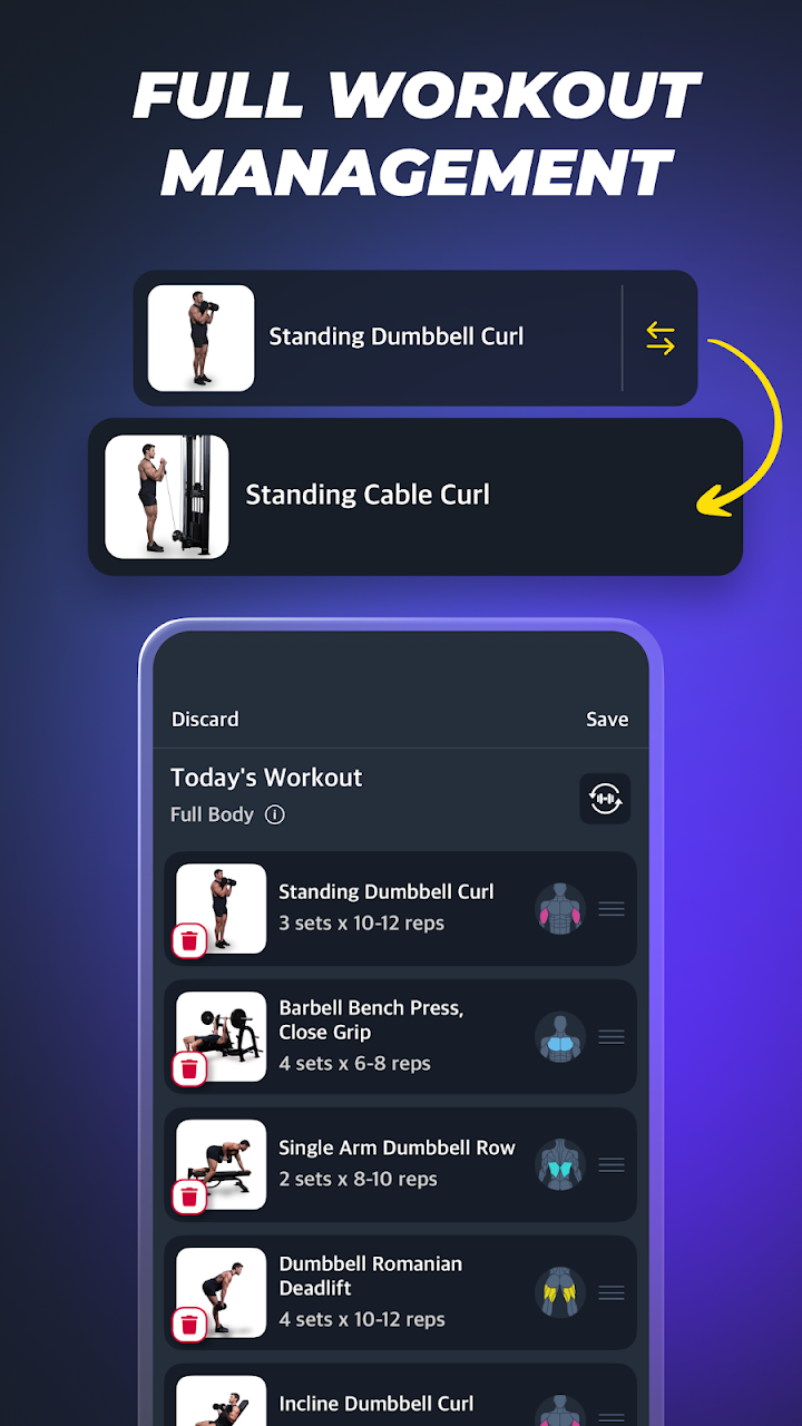 Gymverse: Gym Workout Planner screenshot