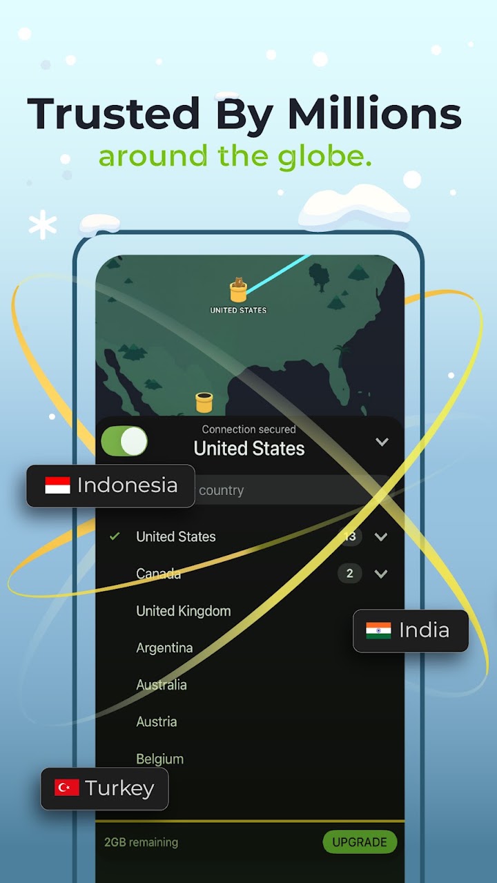 TunnelBear VPN screenshot