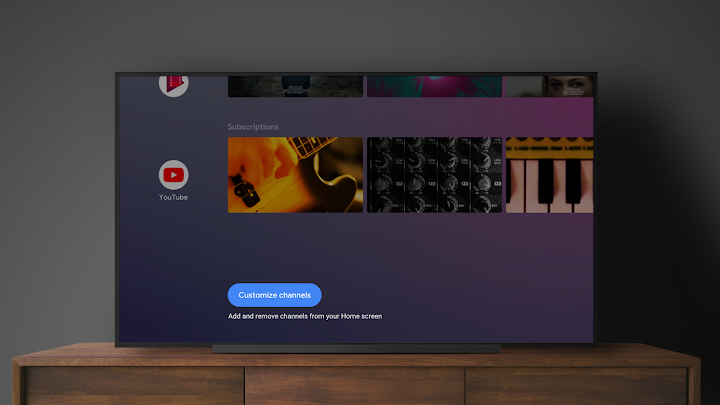Android TV Home screenshot