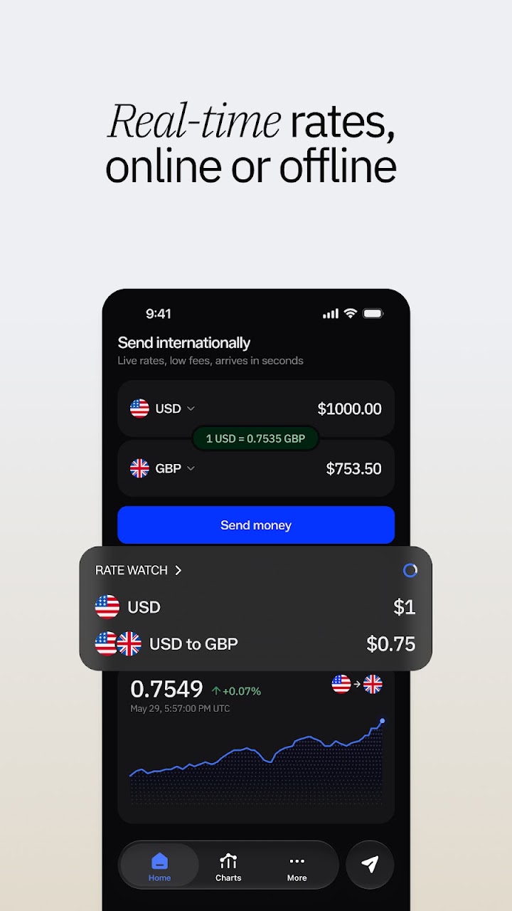 Xe Money Transfer & Currency screenshot