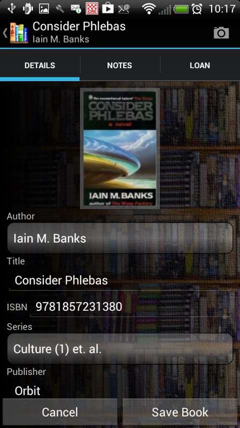 Book Catalogue screenshot