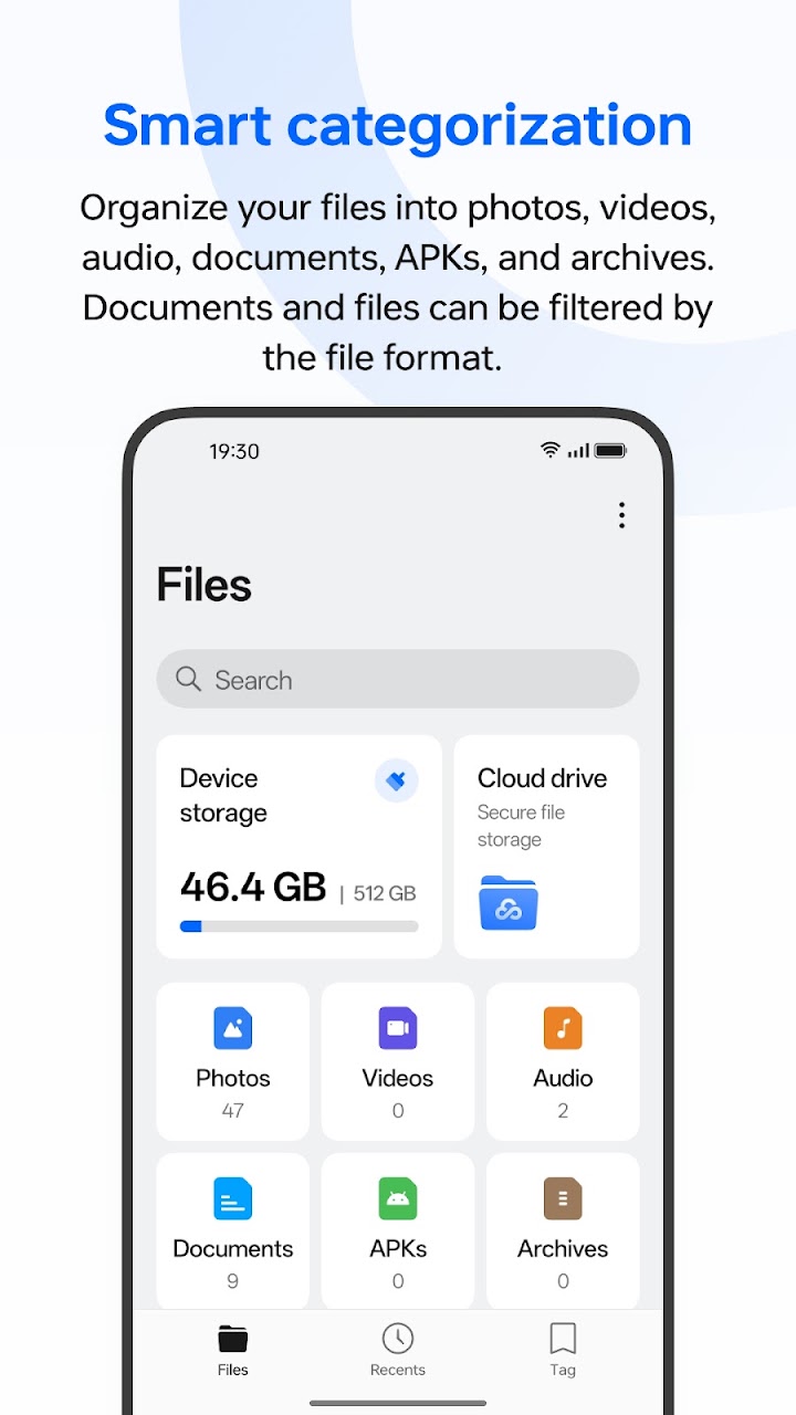 My Files screenshot