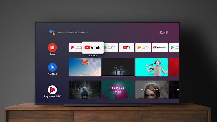Android TV Home screenshot