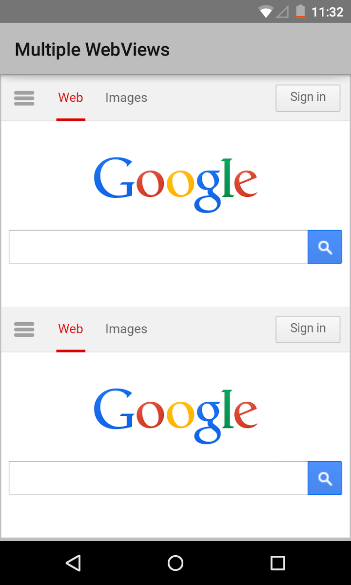 Android System WebView Beta screenshot