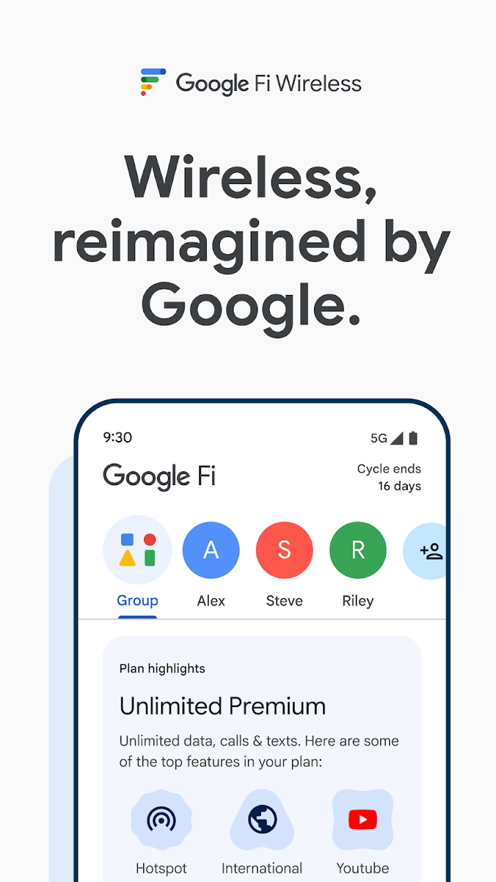 Google Fi Wireless screenshot