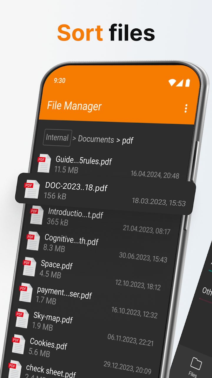 Simple File Manager screenshot