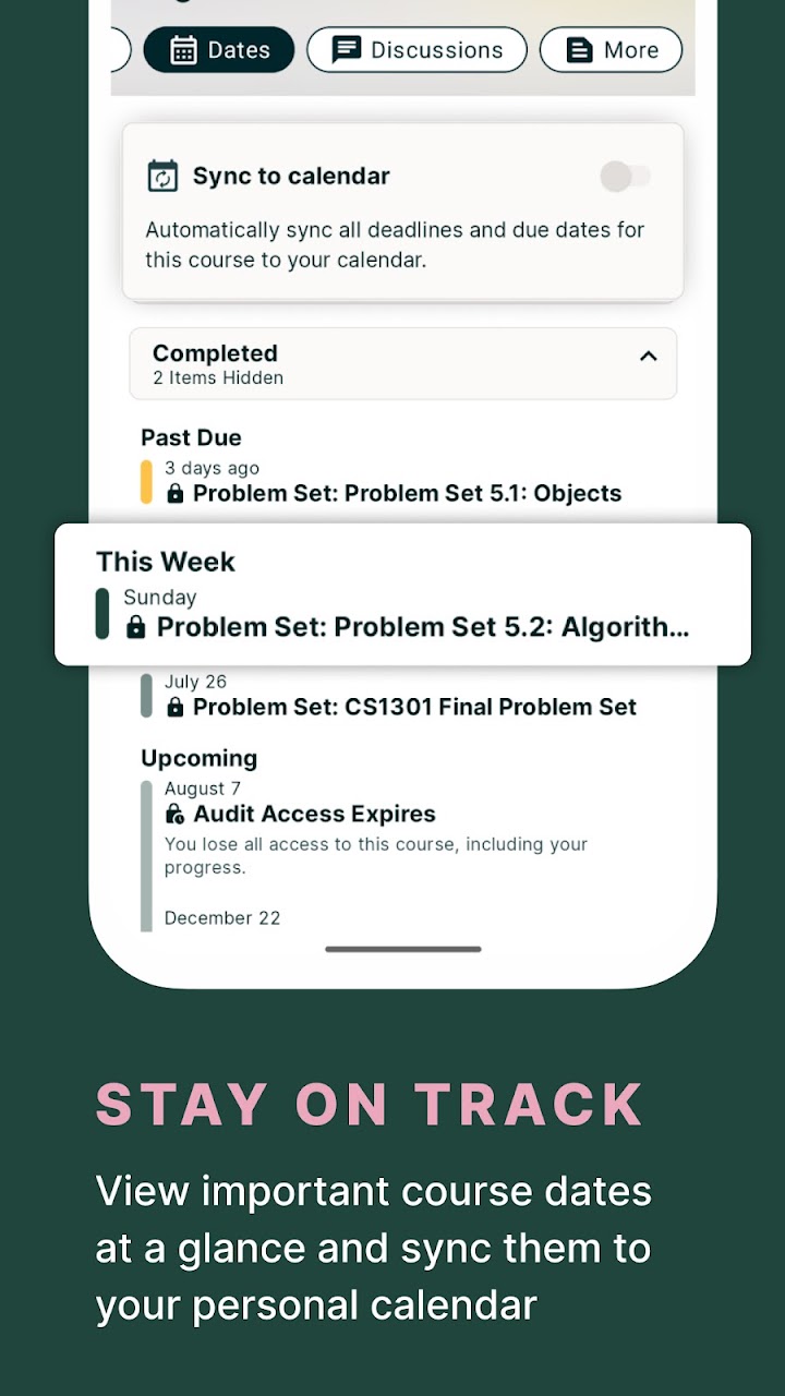 edX online learning screenshot