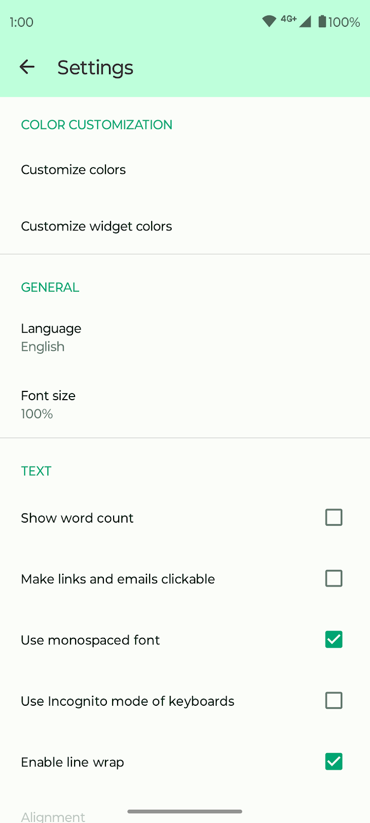 Fossify Notes Beta screenshot