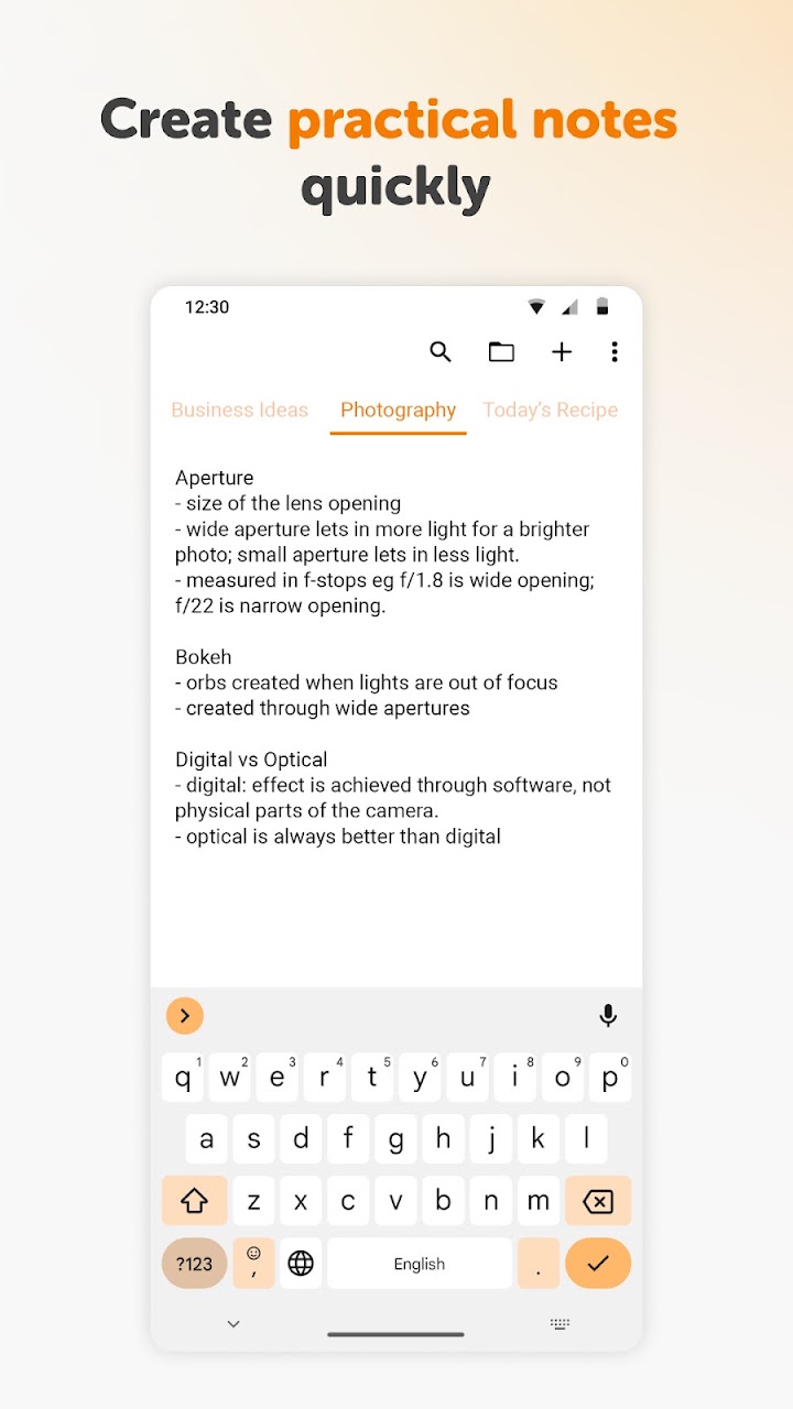 Simple Notes Pro screenshot