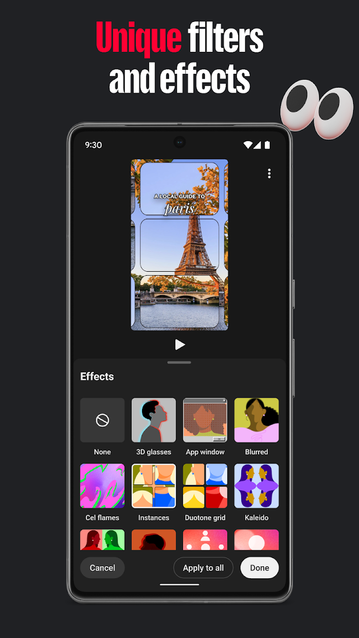 YouTube Create: Video editor screenshot