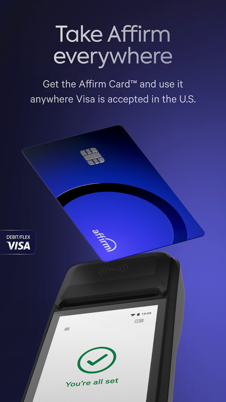 Affirm: Buy now, pay over time screenshot