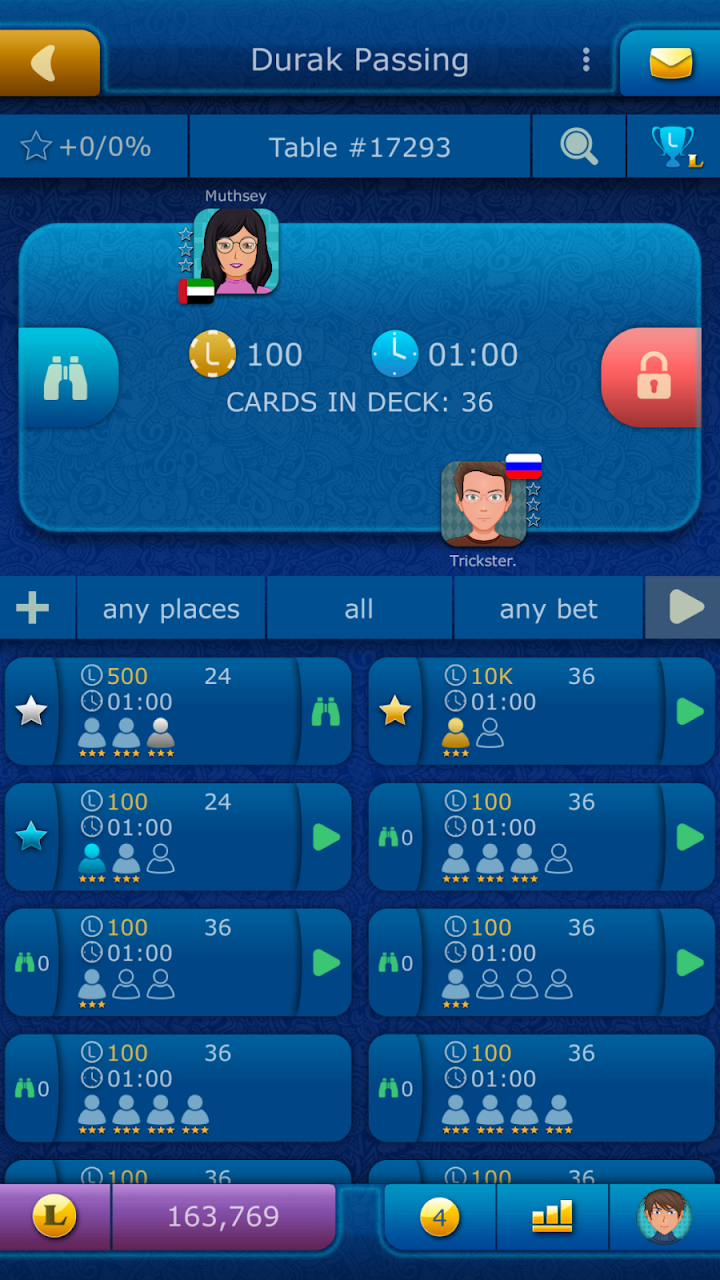 Durak LiveGames online screenshot