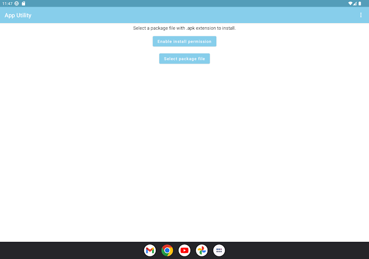 Application Utility screenshot
