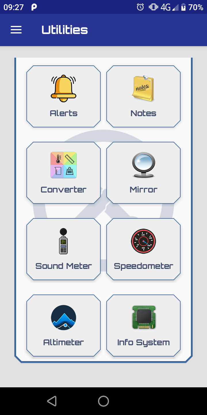 Utilities screenshot