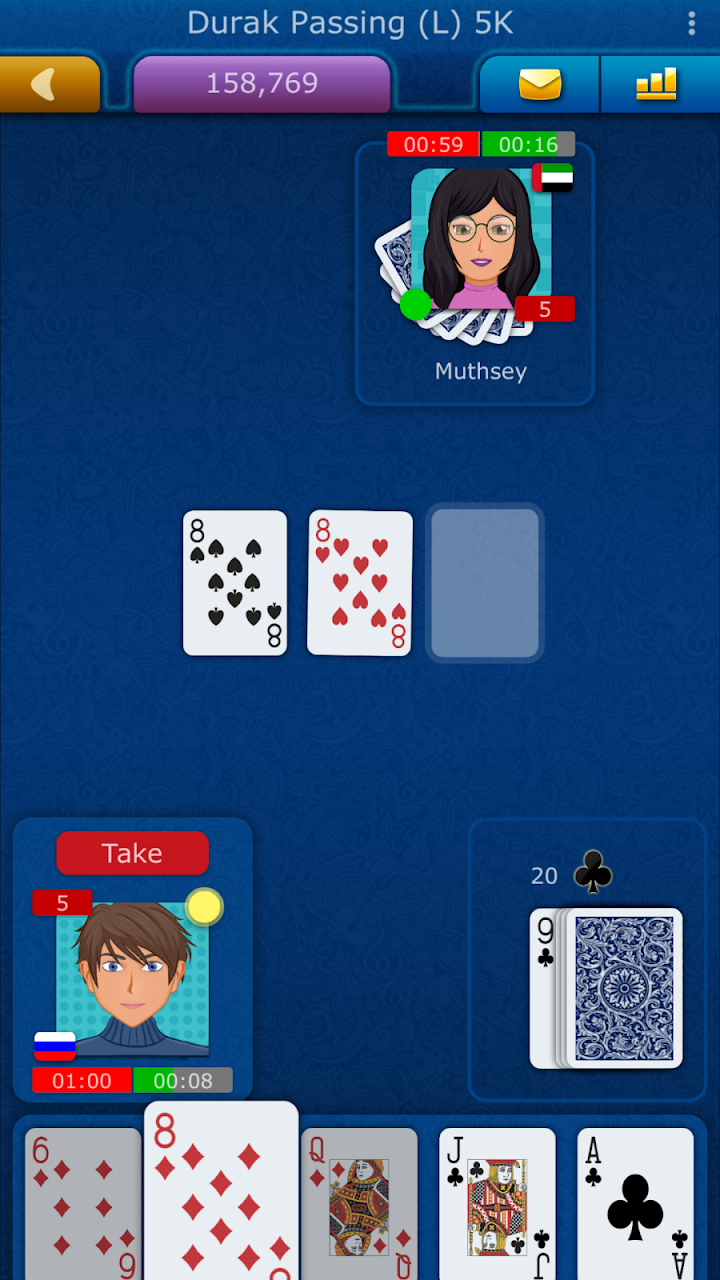 Durak LiveGames online screenshot