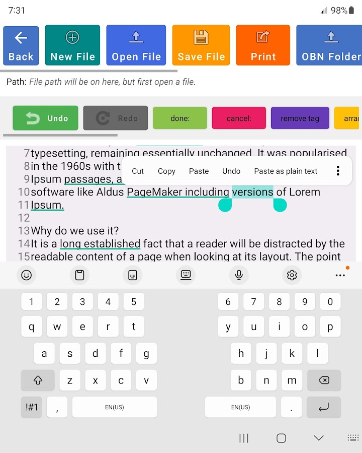 Text Editor - Notepad & TXT screenshot
