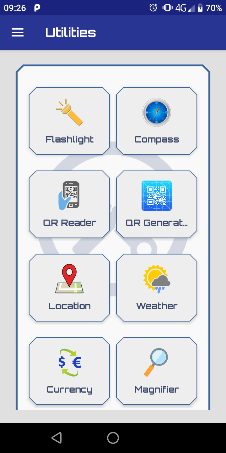 Utilities screenshot