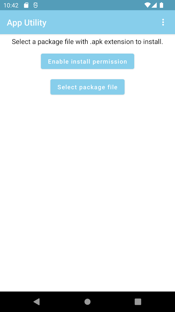 Application Utility screenshot